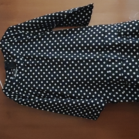 Polka dot full sleeve jumpsuit - Picture 3 of 5